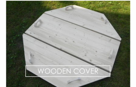 Houten hot tub cover