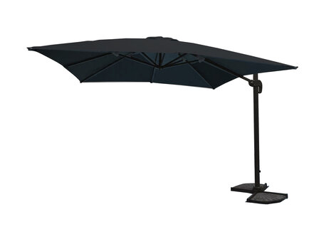 Zweefparasol | BLACK | 300x300 cm