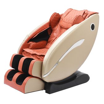 Luxe Massagestoel Zero Gravity | Wit / Rood