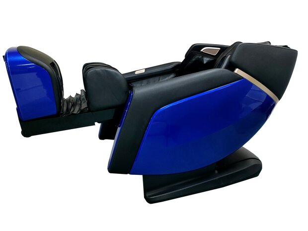  Vonato Luxe Massagestoel 3D - Zero Gravity - Zwart / Blauw