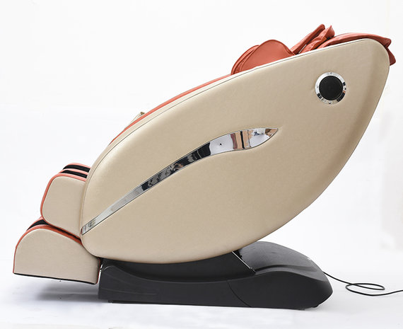 Luxe Massagestoel Zero Gravity | Wit / Rood